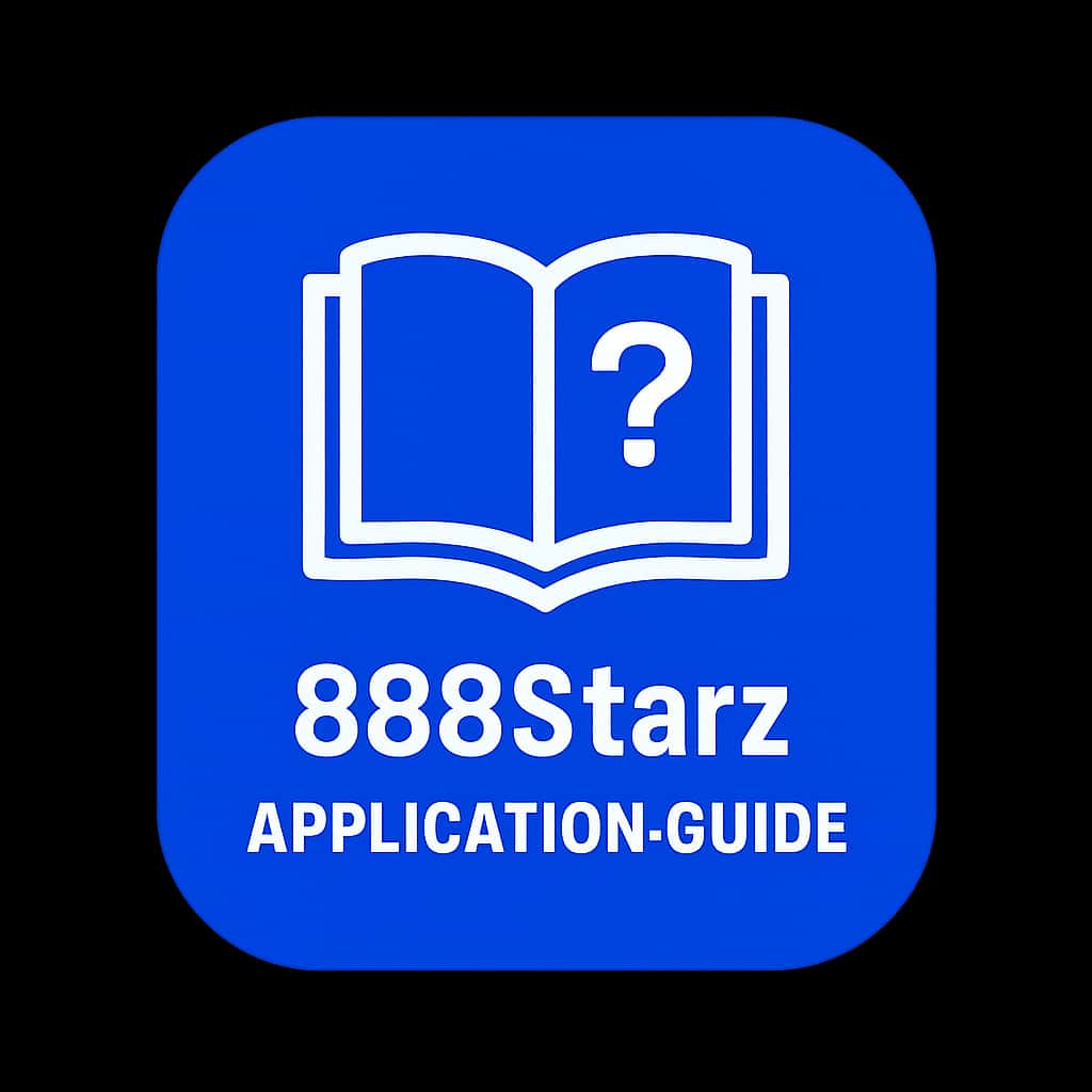 An icon representing the 888Starz application guide for users.