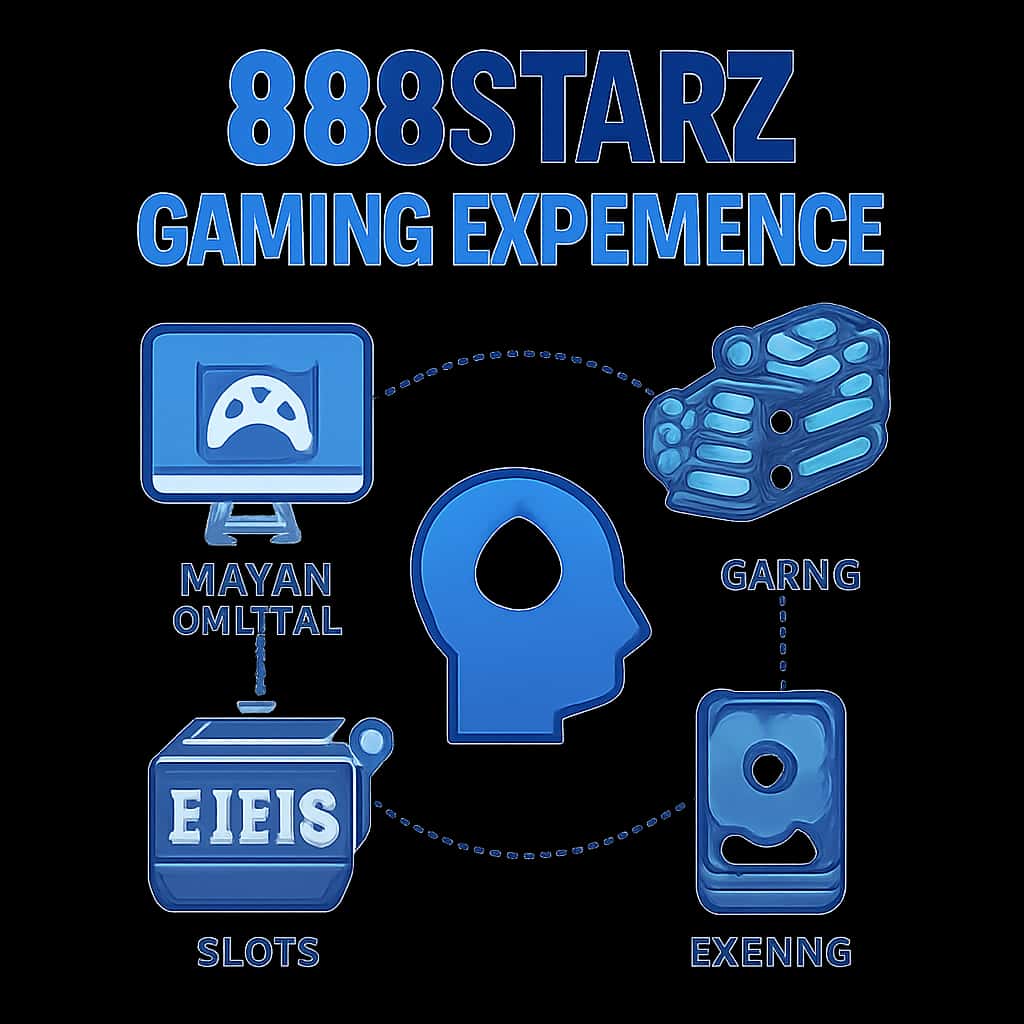 Educational diagram explaining 888Starz Gaming Experience.