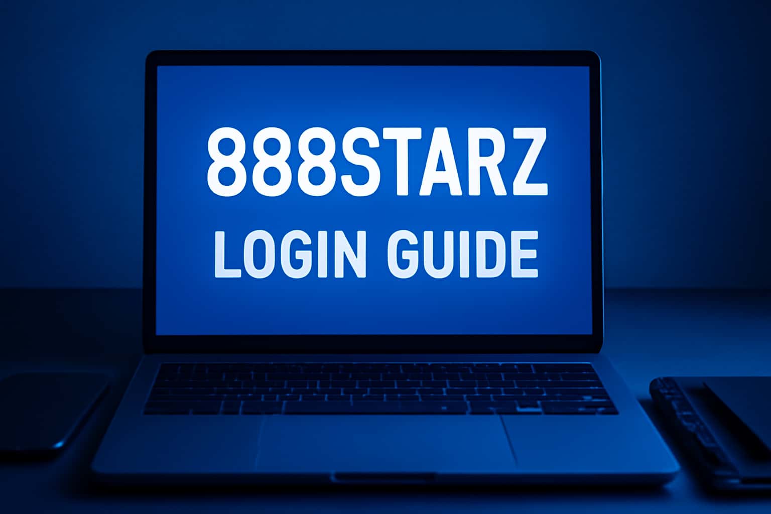 A visual representation highlighting the 888Starz login process.