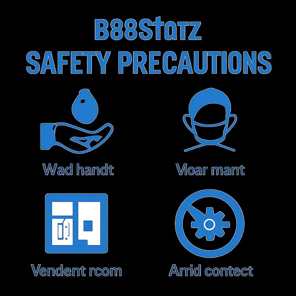 Diagram illustrating safety measures for using 888Starz.