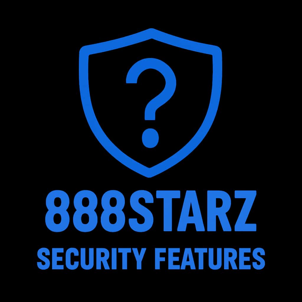 A badge illustrating security features related to 888Starz.