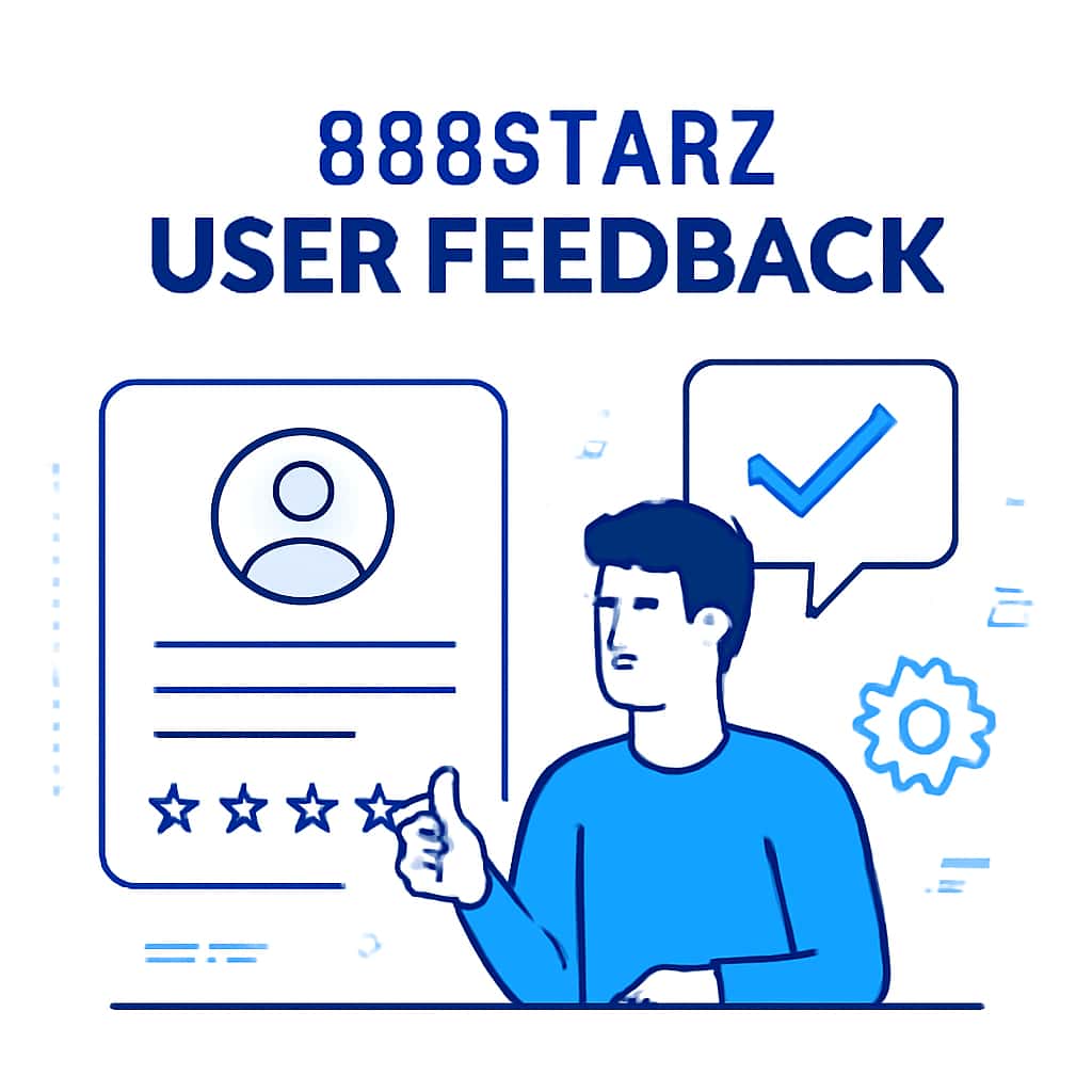 Diagram illustrating user feedback processes for 888Starz.
