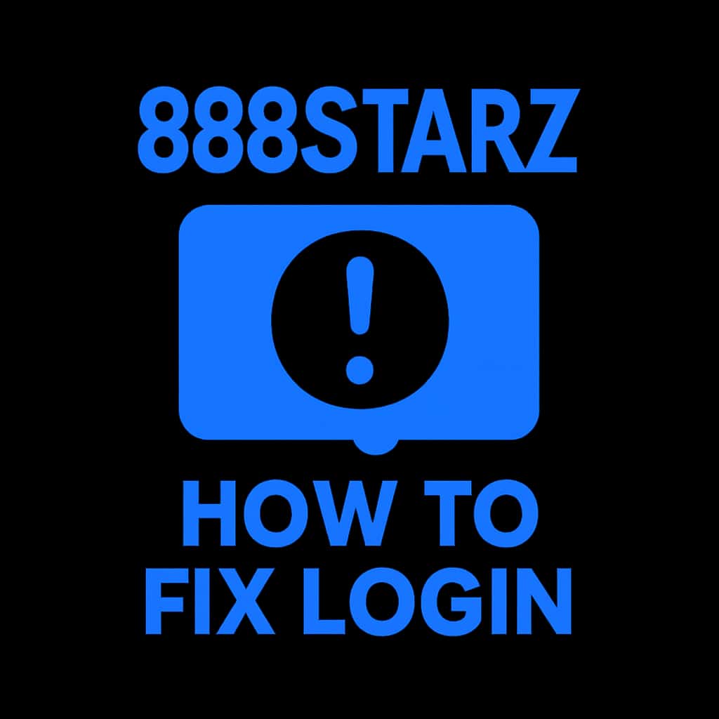 Icon representing 888Starz login assistance.