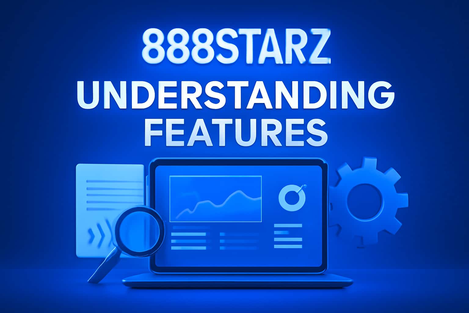 An informative graphic displaying the text '888Starz' against a high-tech background.